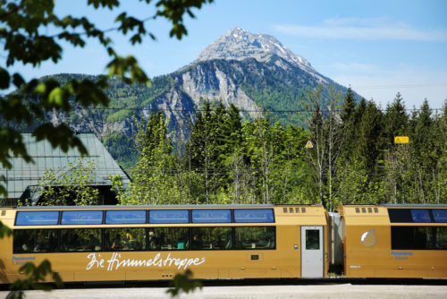 Die Himmelstreppe vor der Ötscherkulisse