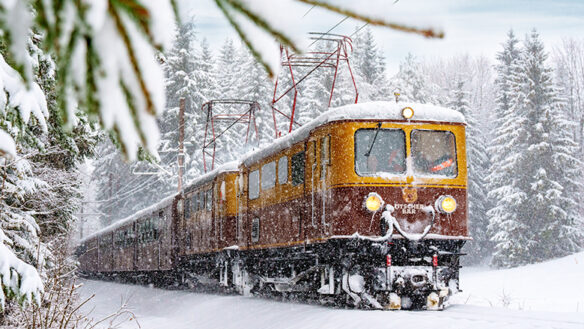 Erlebniszug Ötscherbär im Schnee