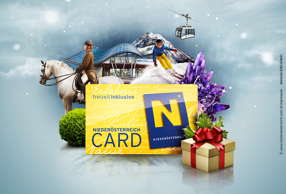 Werbesujet der Niederösterreich Card