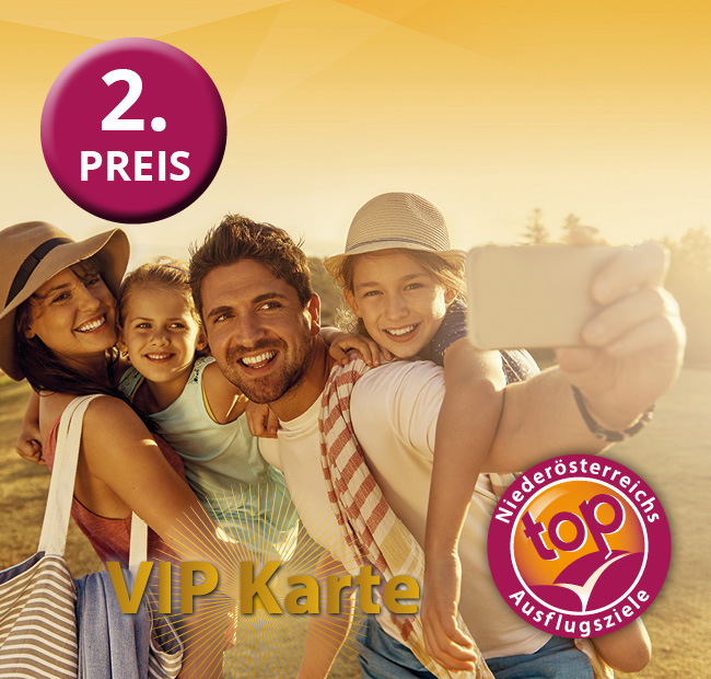 Gewinnspiel 2020 zweiter Preis VIP Karten Top Ausflugsziele NÖ Gewinnspiel 2020 zweiter Preis VIP Karten Top Ausflugsziele NÖ