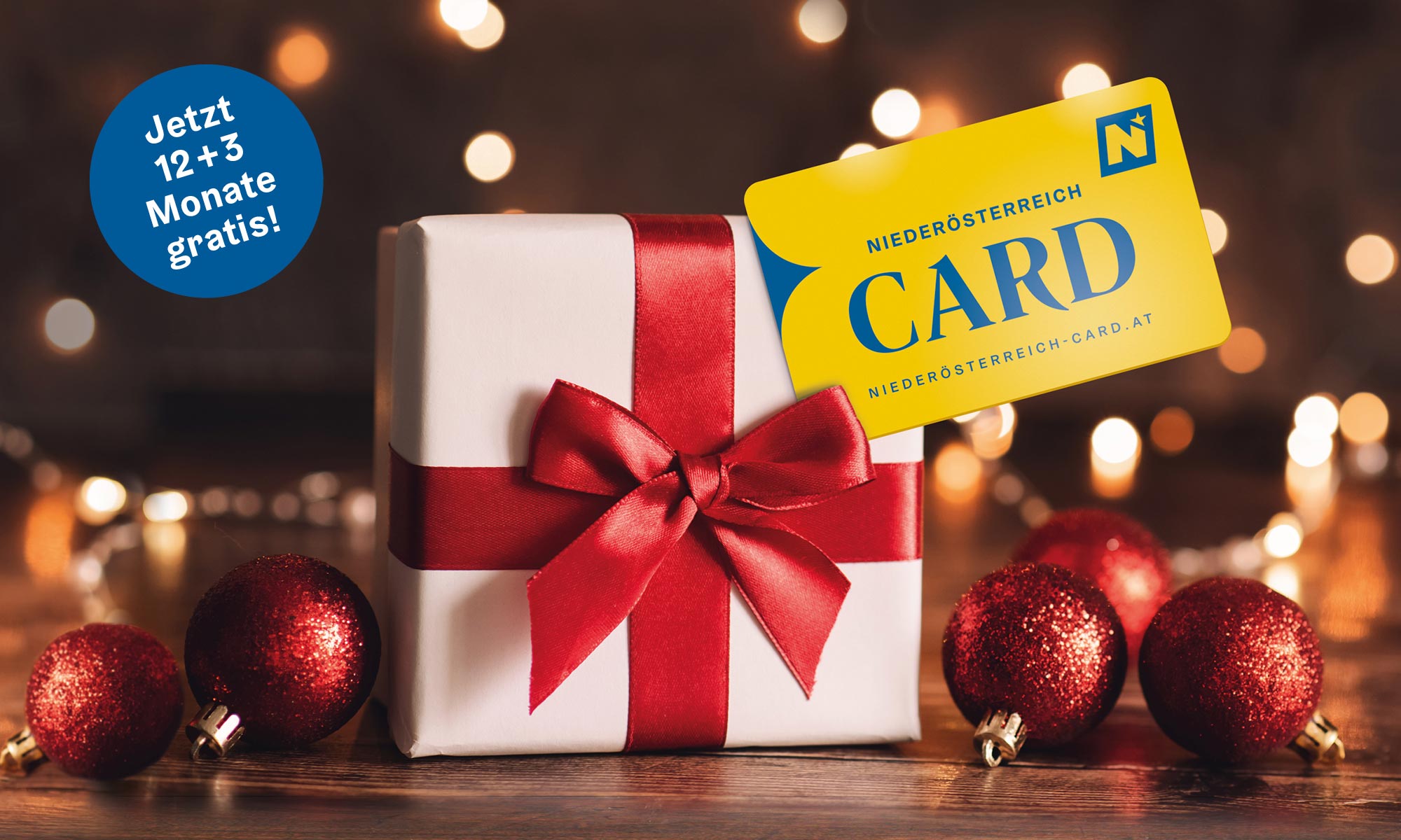 NÖ-CARD Weihnachtsaktion 2022 Niederösterreich-CARD